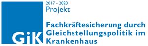 Projektlogo GiK - Gleichstellungspolitik im Krankenhaus